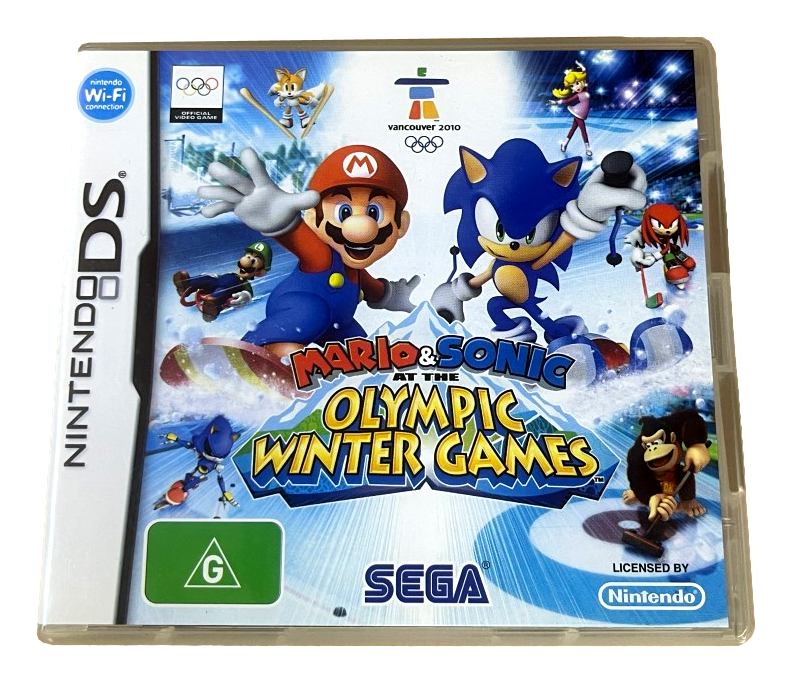 Mario & Sonic at the Olympic Winter Games Nintendo DS 3DS *Complete* (Preowned)