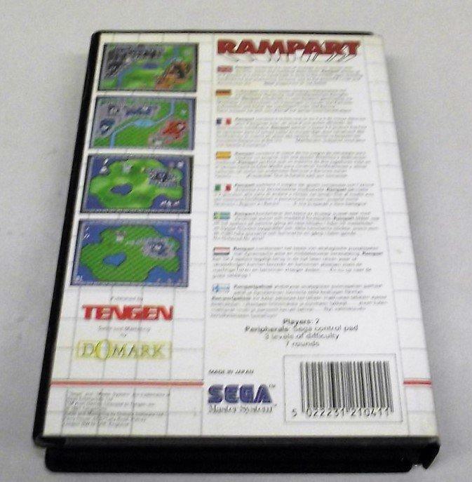 Rampart Sega Master System PAL *No Manual* (Pre-Owned)