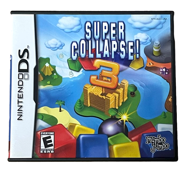 Super Collapse 3 Nintendo DS 2DS 3DS Game *Complete* (Pre-Owned)