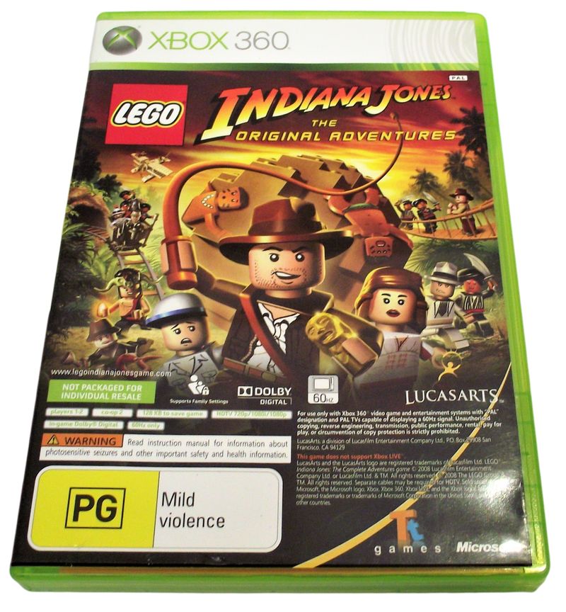 LEGO Indiana Jones And Kung Fu Panda Dual Pack XBOX 360 PAL (Pre-Owned)