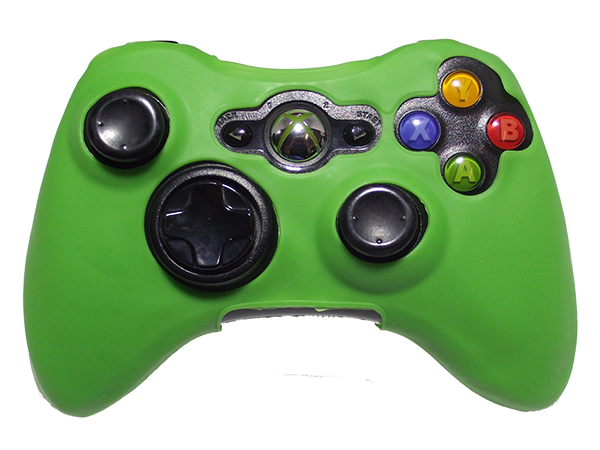 Silicone Cover For XBOX 360 Controller Skin Case Green - Games We Played