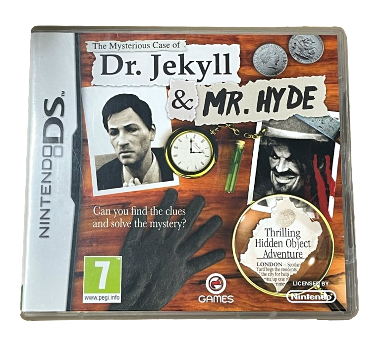 The Mysterious Case of Dr Jekyll & Mr Hyde DS 2DS 3DS Game *Complete* (Pre-Owned)