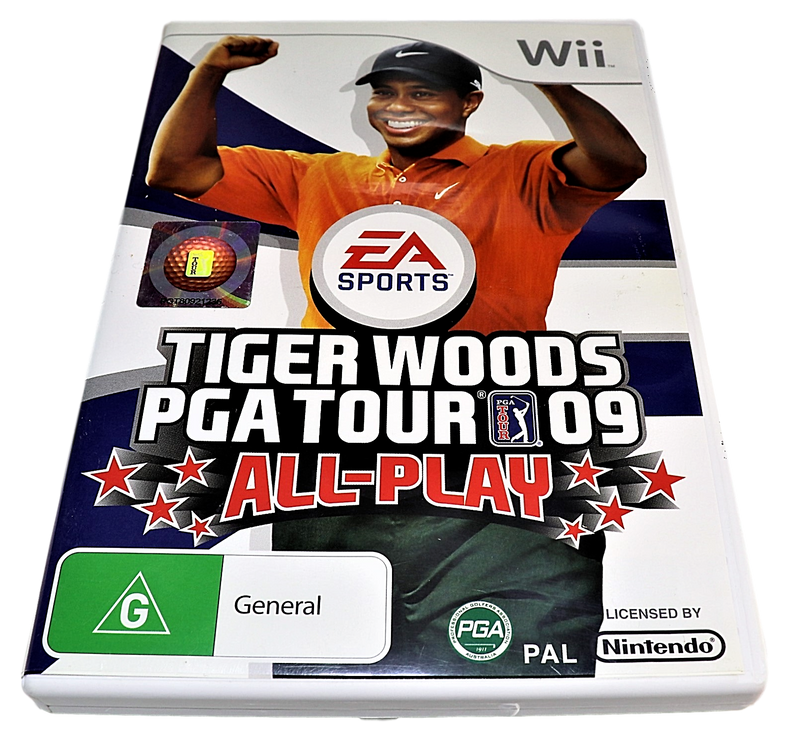 Tiger Woods PGA Tour 09 All Play Nintendo Wii PAL *No Manual* Wii U Compatible (Pre-Owned)