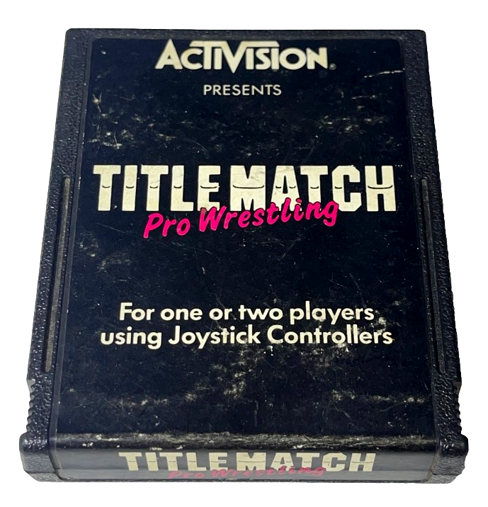 Title Match Pro Wrestling Atari 2600 *Cartridge Only* (Pre-Owned)