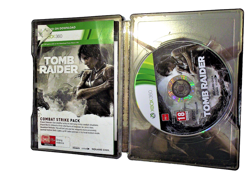 Tomb Raider Steelbook XBOX 360 PAL (Preowned)