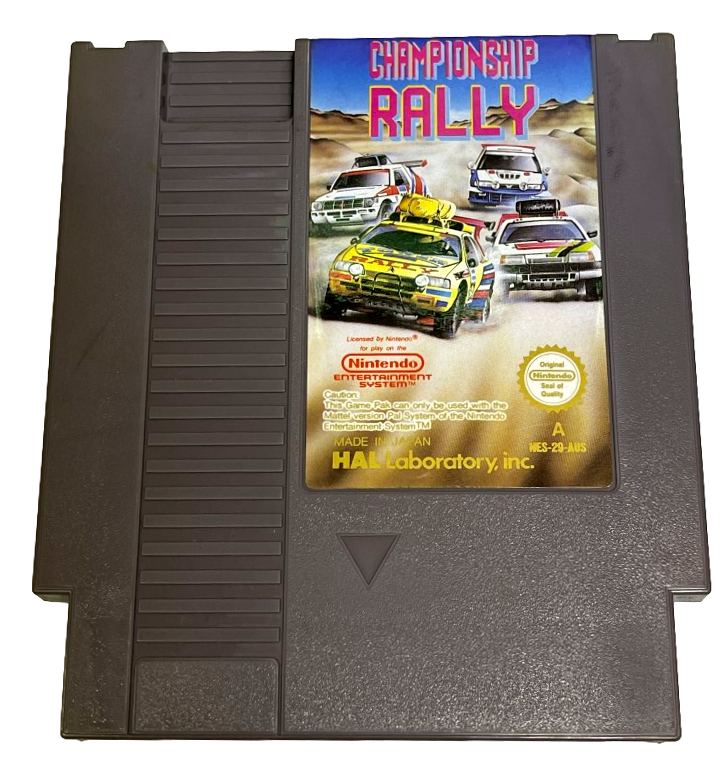 Championship Rally Nintendo NES Boxed PAL *Complete* (Preowned)