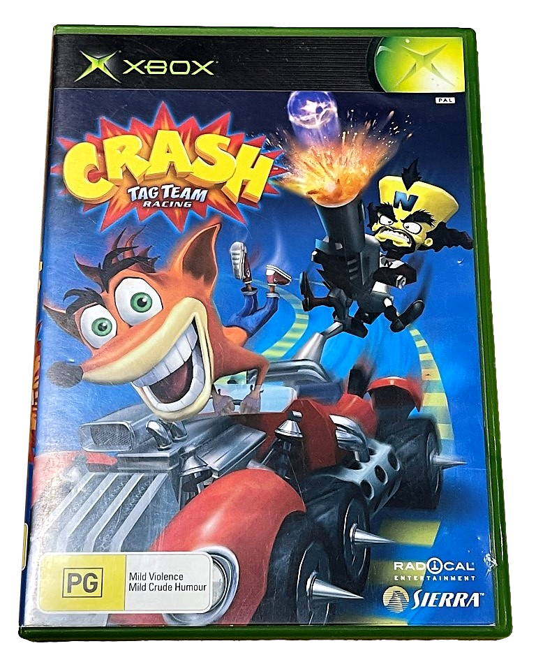 Crash Tag Team Racing XBOX Original PAL *Complete* (Pre-Owned)