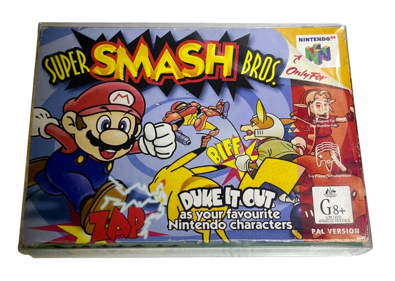 Super Smash Bros Nintendo 64 N64 Boxed PAL *Complete* (Preowned)