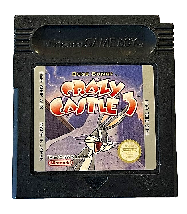 Bugs Bunny Crazy Castle 3 Nintendo Gameboy Cartridge (Preowned)