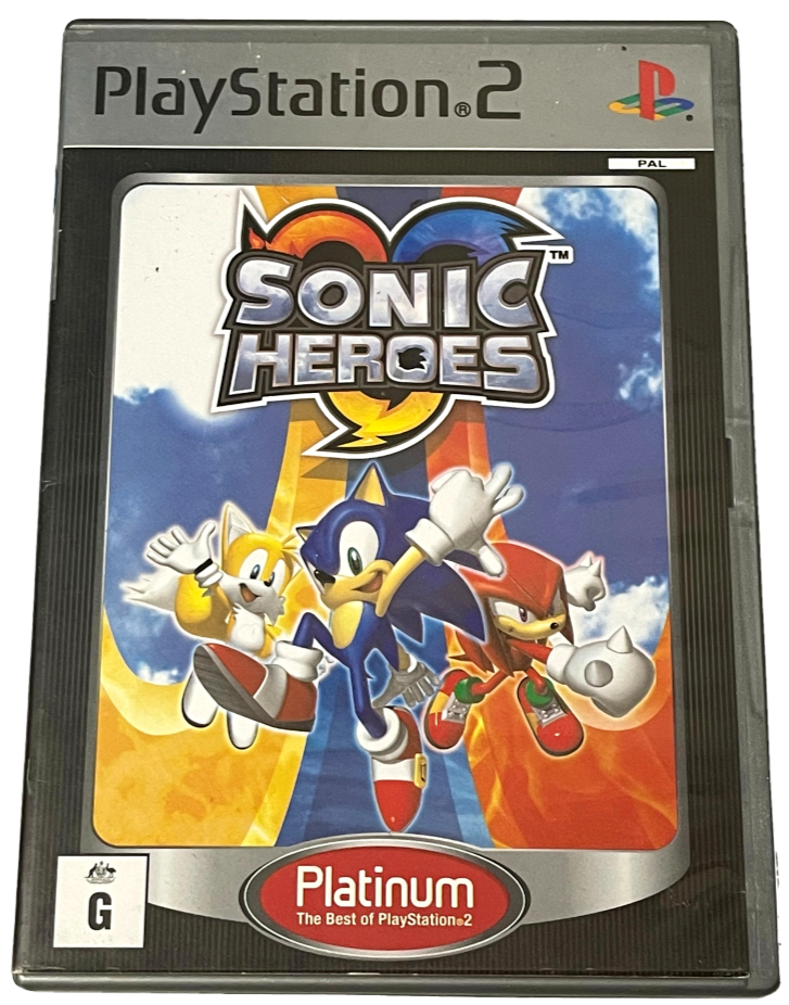 Sonic Heroes (Platinum) PS2 PAL *Complete* (Pre-Owned)