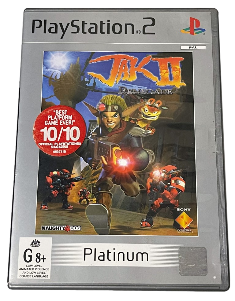 Jak II Renegade PS2 (Platinum) PAL *Complete*