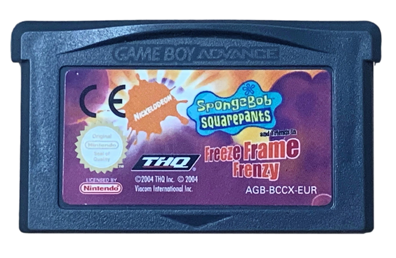 SpongeBob Freeze Frame Frenzy Nintendo Gameboy Advance (Cartridge only) (Pre-Owned)