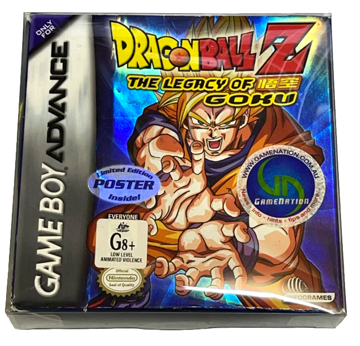 Dragonball Z The Legacy of Goku Nintendo Gameboy Advance GBA *Complete* Boxed (Preowned)