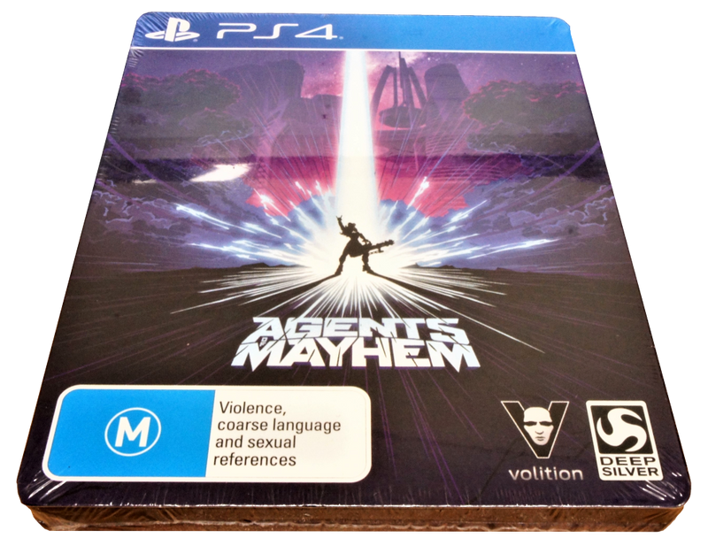 Agents Of Mayhem Steelbook PS4 Playstation 4 *Sealed*