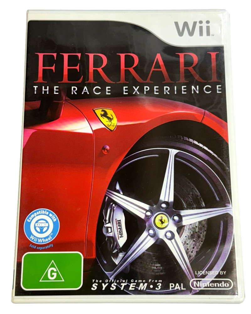 Ferrari The Race Experience Nintendo Wii PAL *Complete* Wii U Compatible (Preowned)