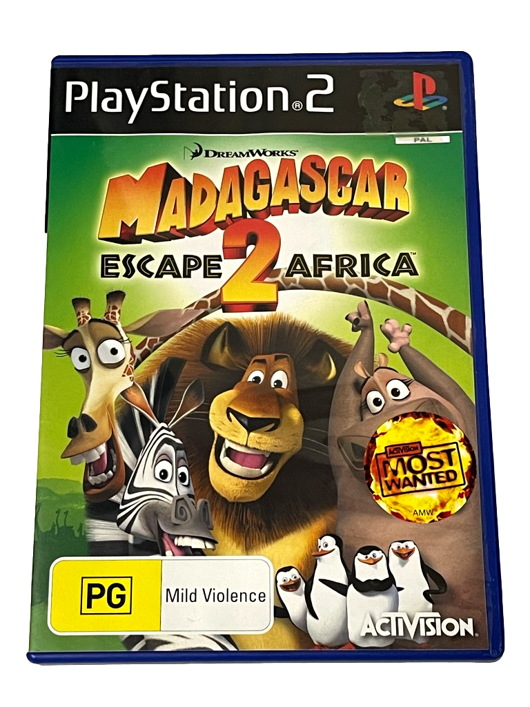 Madagascar Escape 2 Africa PS2 PAL *Complete* (Preowned)