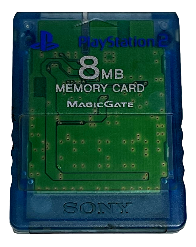 Genuine Blue Magic Gate PS2 Memory Card PlayStation 2 8MB Sony