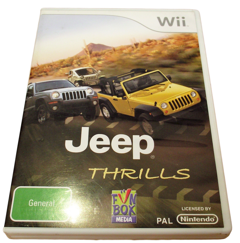 Jeep Thrills Nintendo Wii PAL *Complete* Wii U Compatible (Preowned)