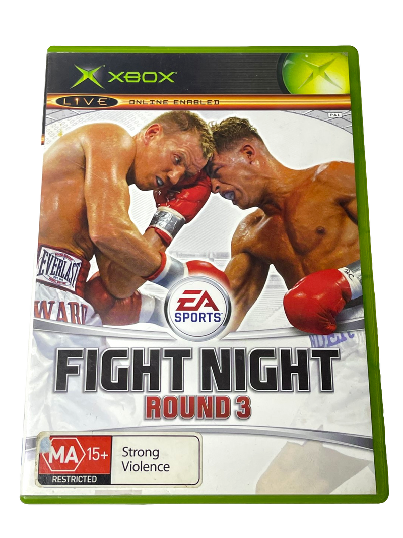 Fight Night Round 3 Xbox Original PAL *Complete* (Pre-Owned)