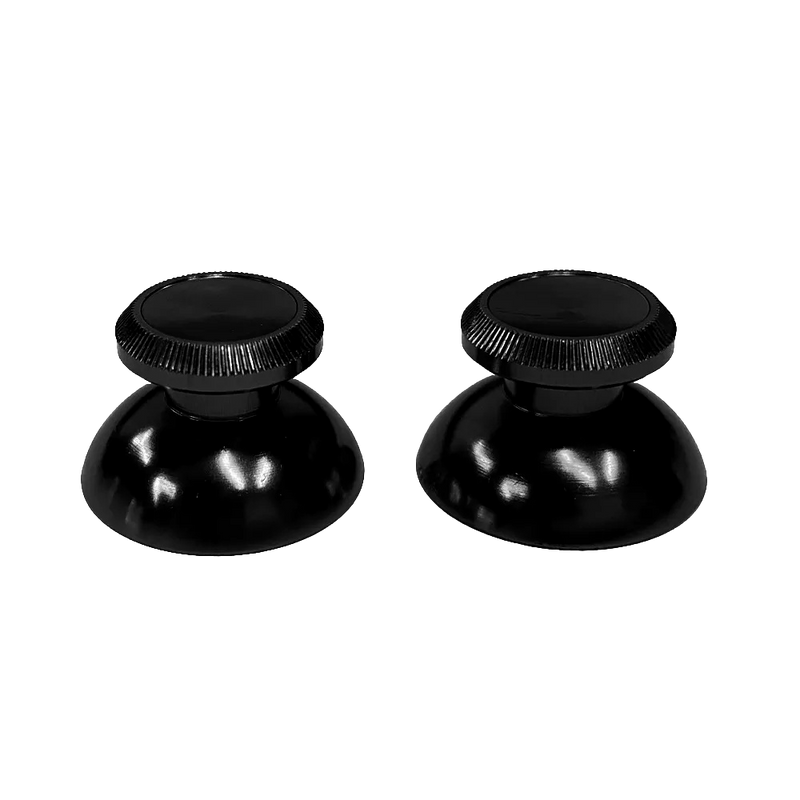Pair of PS5 3D Rocker Metal Aluminum Caps Dual Sense Controller Black