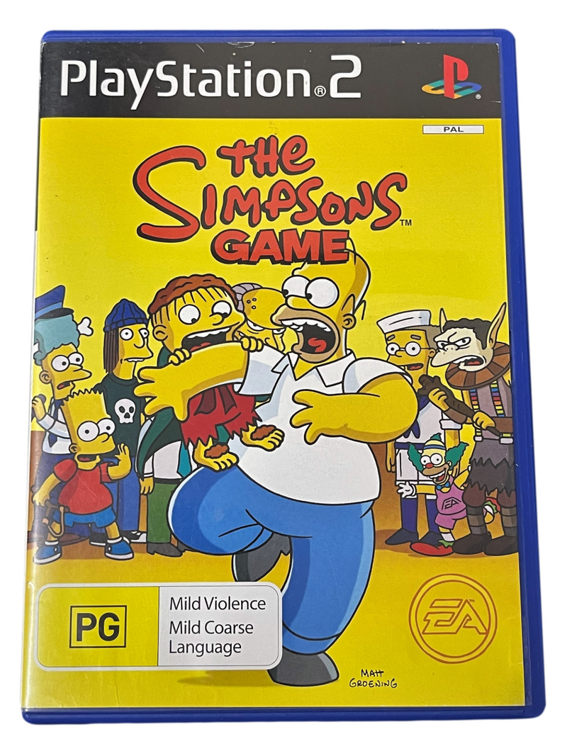 The Simpsons Game PS2 PAL *No Manual* (Preowned)