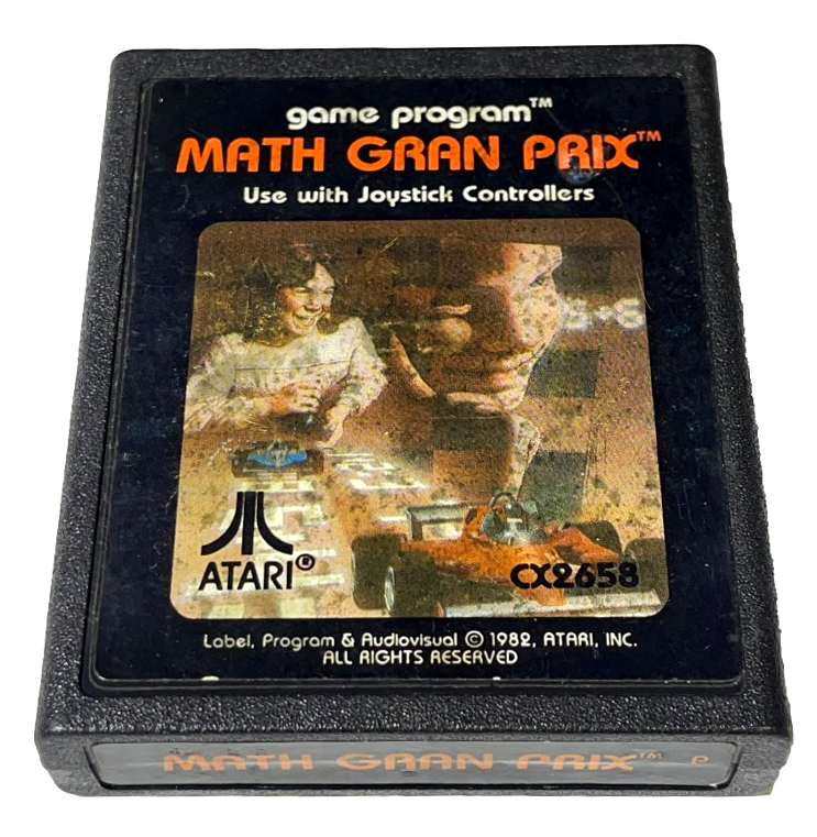 Math Grand Prix Atari 2600 *Cartridge Only* (Pre-Owned)