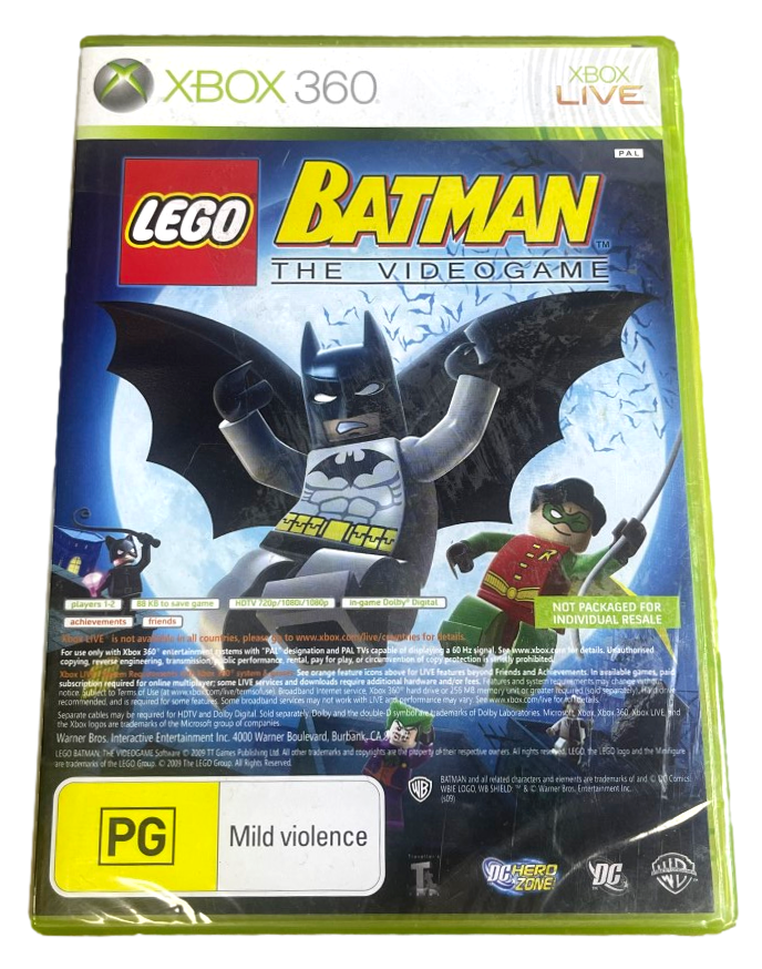 Lego Batman / Pure XBOX 360 PAL *Sealed* Double Pack
