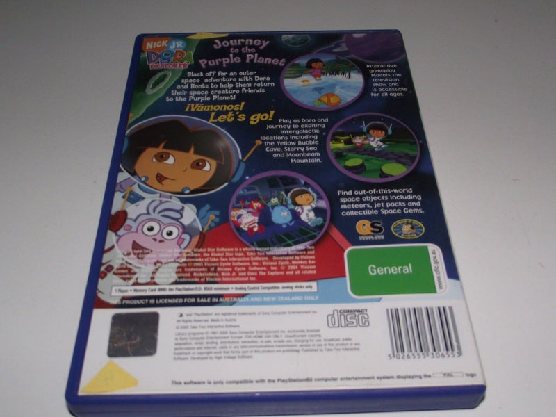 Dora Journey to the Purple Planet PS2 PAL *Complete*