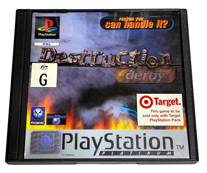 Destruction Derby PS1 PS2 PS3 (Platinum) PAL *Complete* (Preowned)