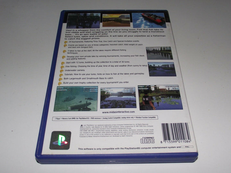 Lake Masters EX PS2 PAL *Complete* (Pre-Owned)