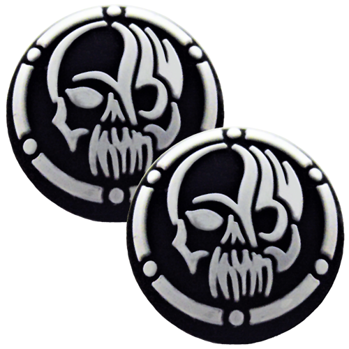 Thumb Grips x2 For PS4 PS5 XBOX ONE Xbox Series X Toggle Cover - Skull - Games We Played