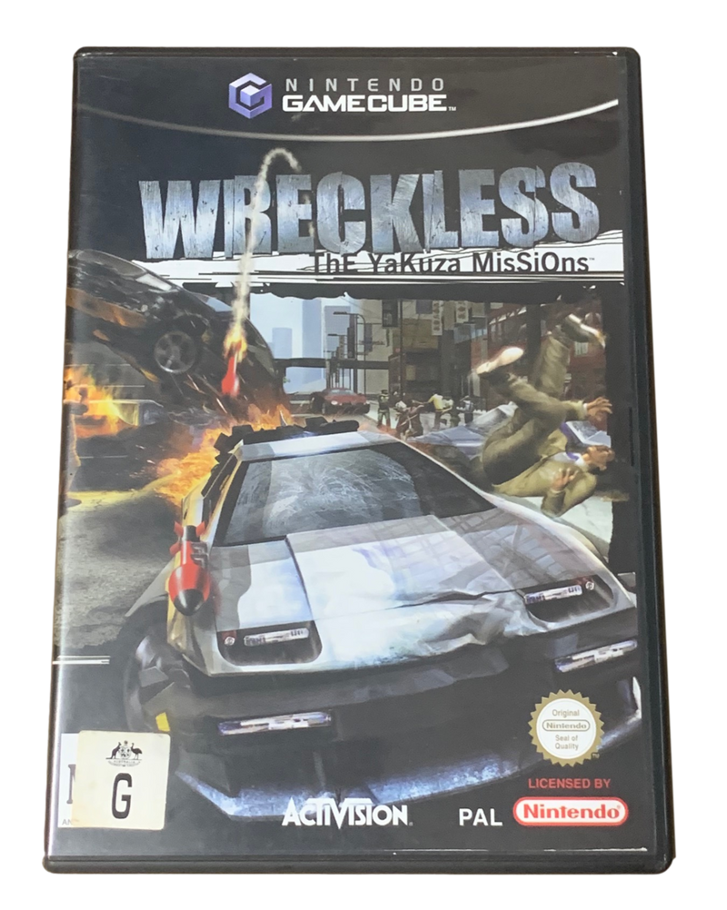 Wreckless The Yakuza Missions Nintendo Gamecube PAL *Complete* (Pre-Owned)