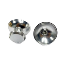 Pair of PS5 3D Rocker Metal Aluminum Caps Dual Sense Controller Silver