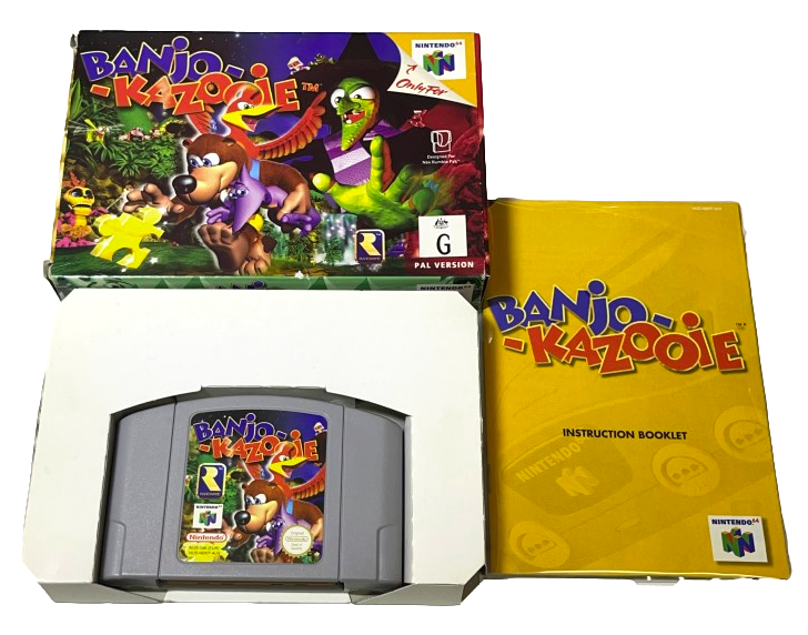 Banjo-Kazooie Nintendo 64 N64 Boxed PAL *Complete* (Preowned)