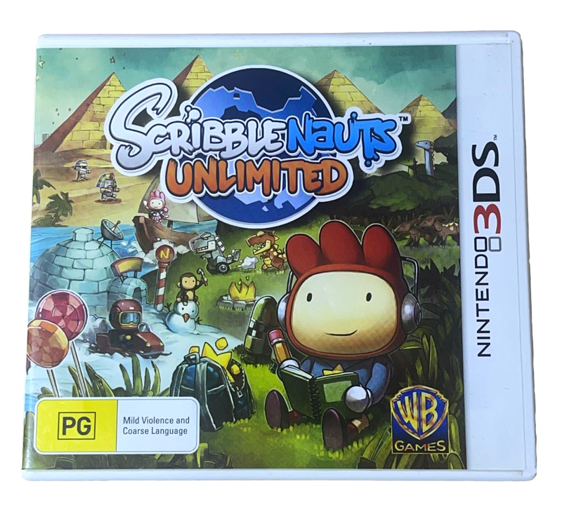 Scribblenauts Unlimited Nintendo 3DS 2DS Game (Pre-Owned)
