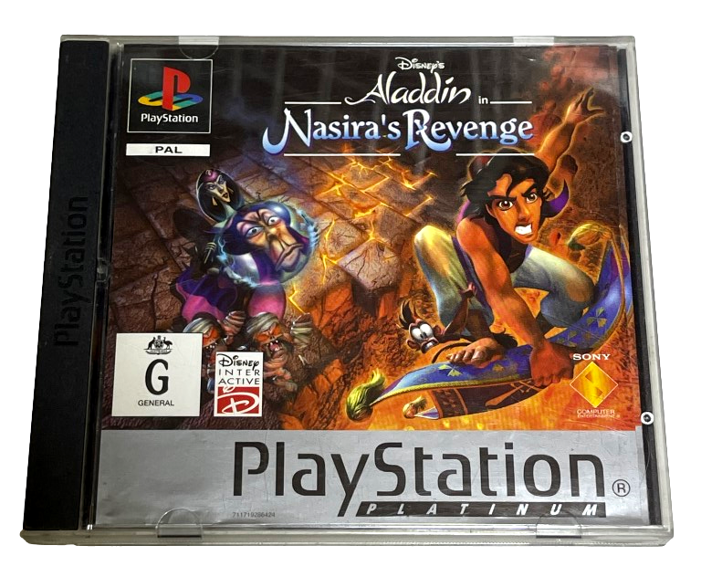 Aladdin Nasira's Revenge PS1 PS2 PS3 (Platinum) PAL *Complete* (Preowned)