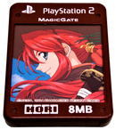 Sakura Wars V Hori Magic Gate PS2 Memory Card PlayStation 2 8MB (Preowned)