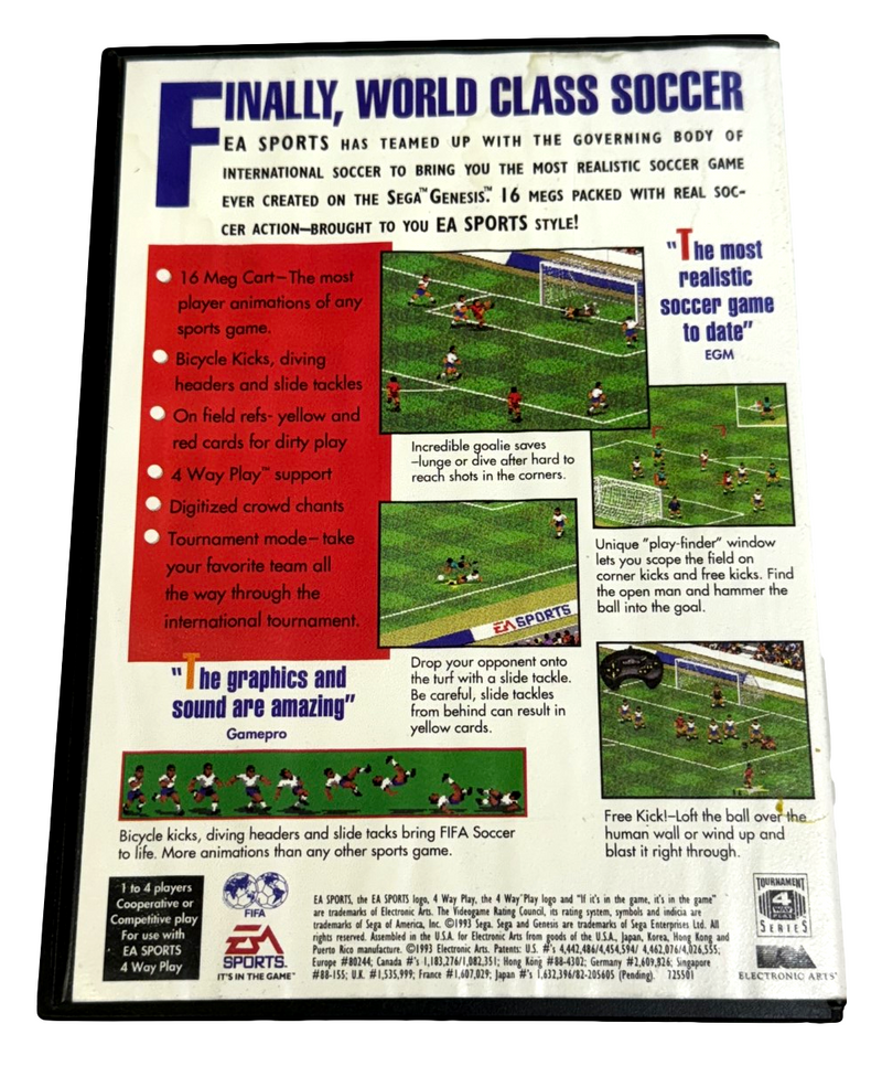 FIFA International Soccer Sega Mega Drive PAL *Complete*