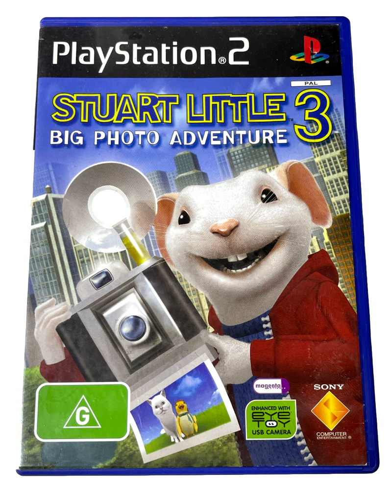 Stuart Little 3 Big Photo Adventure PS2 PAL *No Manual* (Preowned)