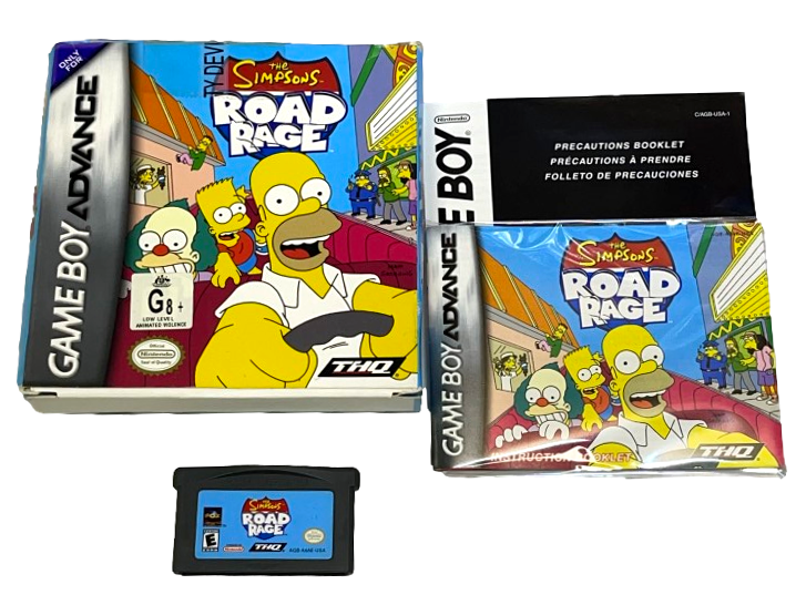 The Simpsons Road Rage Nintendo Gameboy Advance GBA *Complete* Boxed (Preowned)