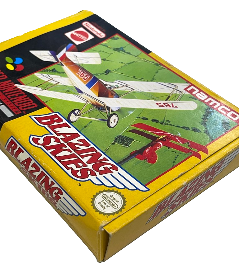 Blazing Skies Nintendo SNES Boxed PAL *No Manual* (Preowned)
