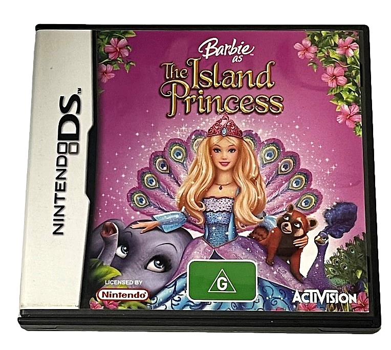 Barbie as The Island Princess Nintendo DS 2DS 3DS Game *Complete* (Pre-Owned)