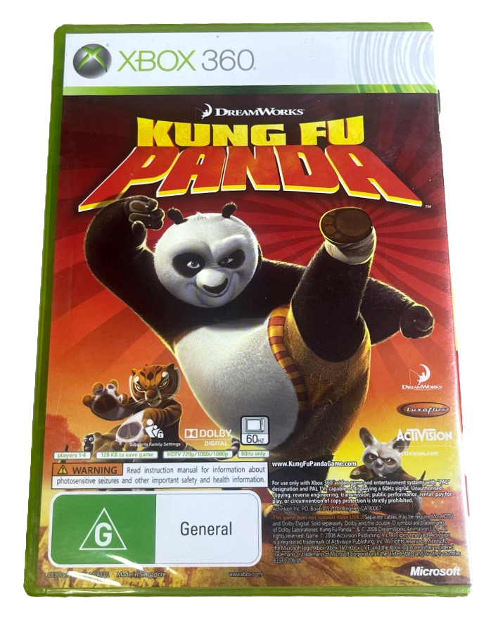 Lego Indiana Jones / Kung Fu Panda XBOX 360 PAL *Sealed* Double Pack