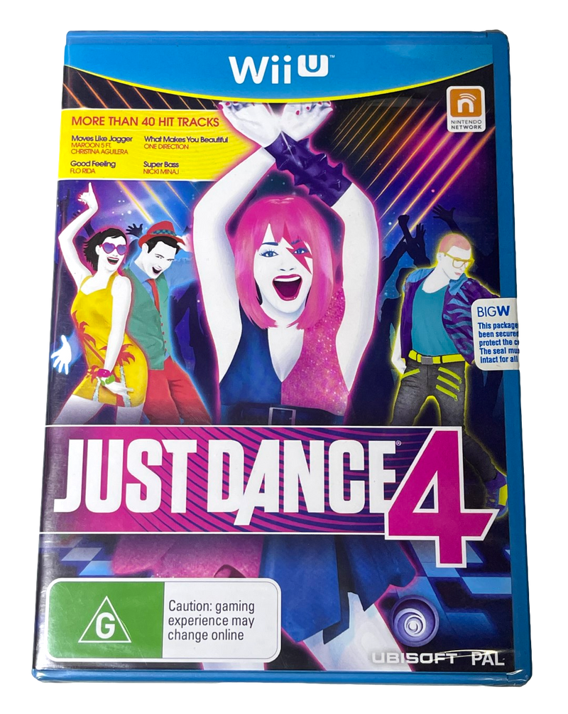 Just Dance 4 Nintendo Wii U PAL New *Factory Sealed*