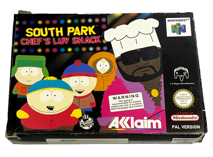 South Park Chef's Luv Shack Nintendo 64 N64 Boxed PAL *Complete* (Preowned)