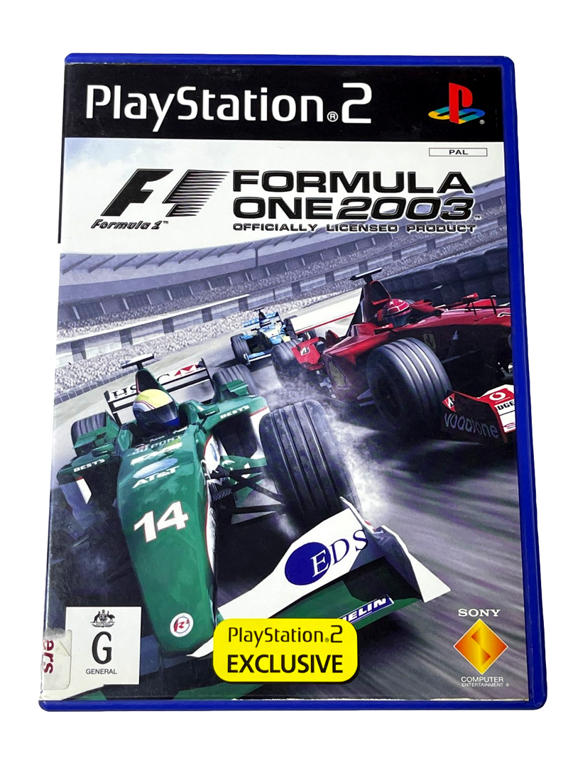 Formula One 2003 PS2 PAL *Complete* (Preowned)