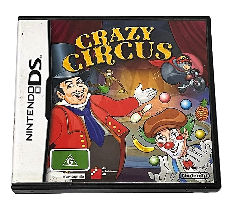 Crazy Circus Nintendo DS 2DS 3DS Game *Complete* (Pre-Owned)