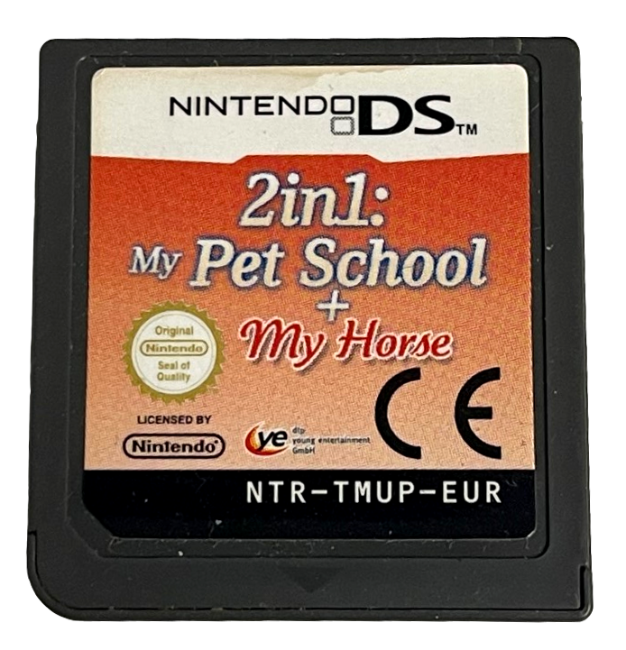 My Pet School + My Horse Nintendo DS 2DS 3DS Game *Cartridge Only* (Pre-Owned)