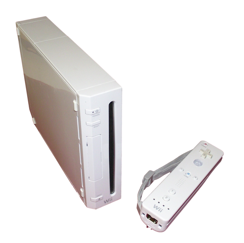White Nintendo Wii Console with Wiimote  RVL001(AUS) (Pre-Owned)