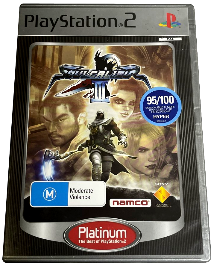 Soulcalibur III Platinum PS2 PAL *Complete* (Preowned)